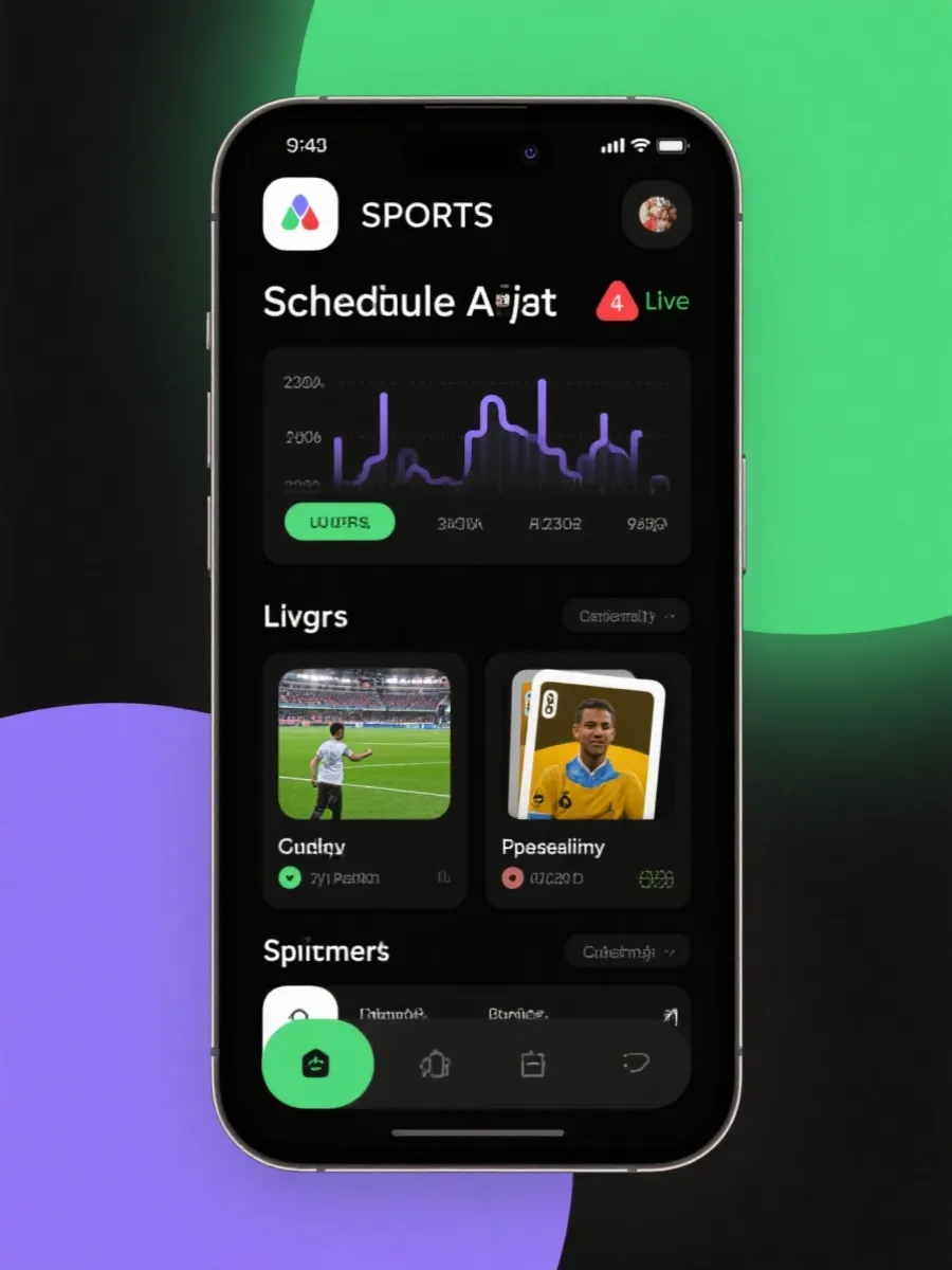 亚冠直播App界面预览